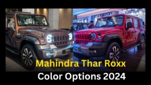 Read more about the article Mahindra Thar Roxx Color Options 2024